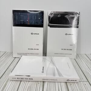Lexus 2020 RX 350/RX 350L/RX 450H owner's manual OEM navigation E-manual NEW